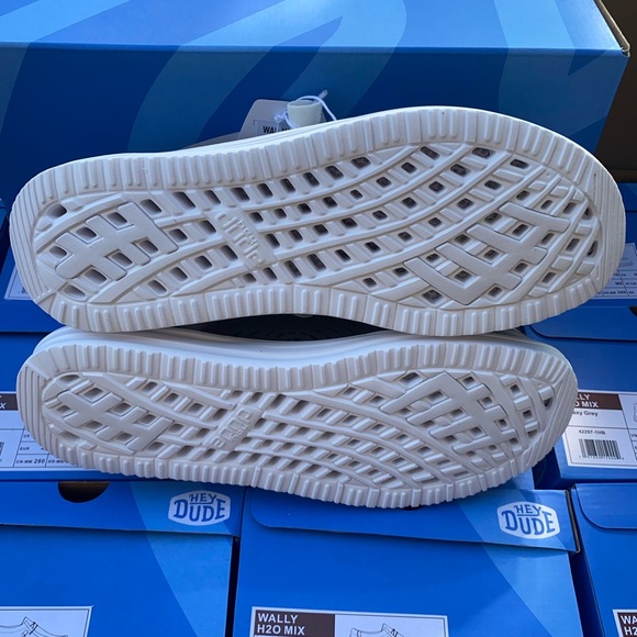 Hey Dude Men’s Wally H2O Mix Shoes Galaxy Grey Loafers Comfort Sizes 8-13 New - Picture 8 of 8